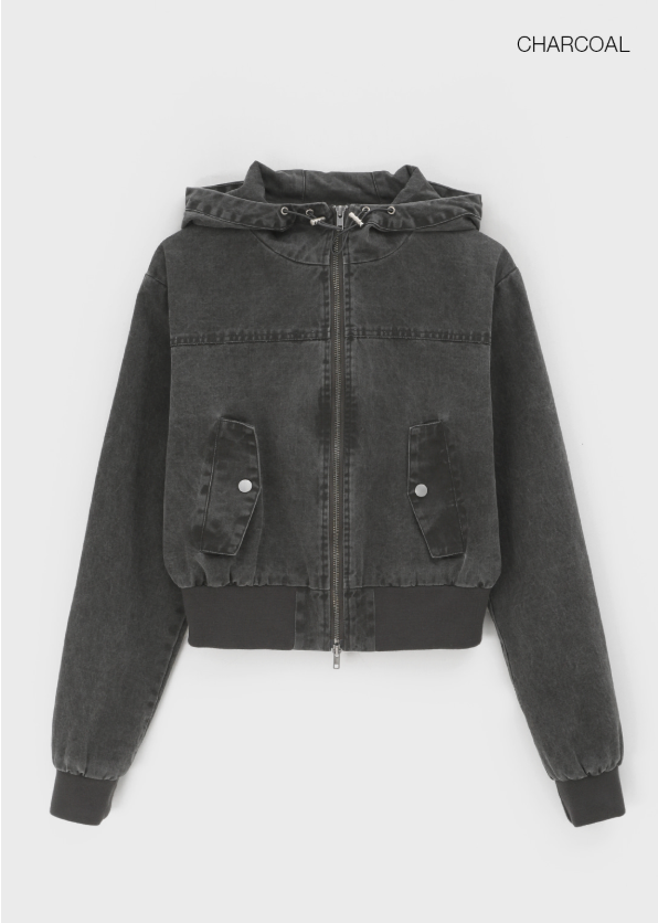 [MADE] Homp Cotton Washed Hooded Jumper