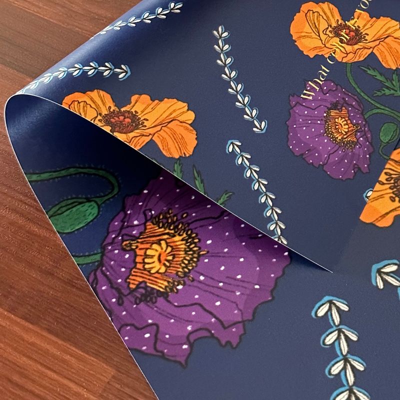 Color Poppy (Deco Paper) A3 POSTER