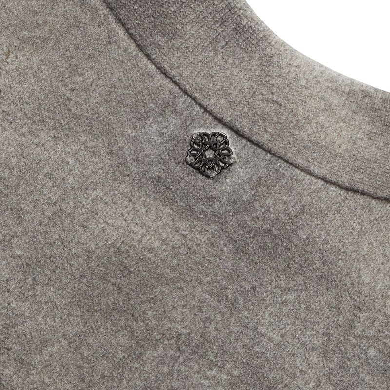 [24SS LSD COLLECTION] Spray Damaged Polo Knit_Grey