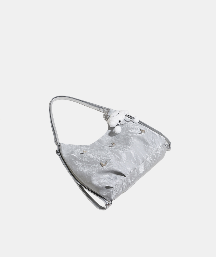 Cloud Doll Keyring Included Buttefly Plated Ribbon Balletcore bag