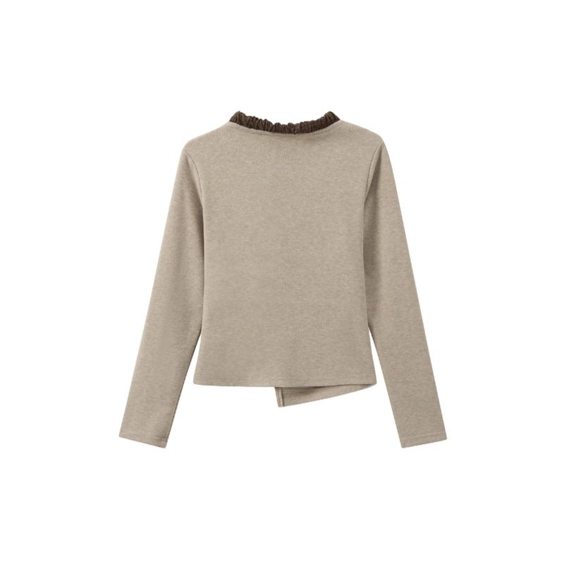 Hazel Ribbon Shirring Knit Top