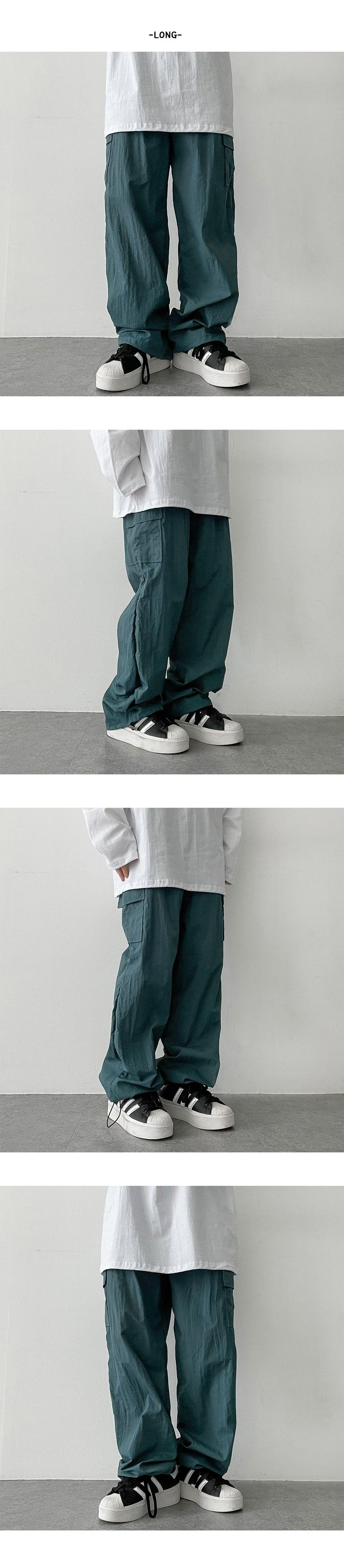 Watch Hem String Cargo Banded Waist Pants