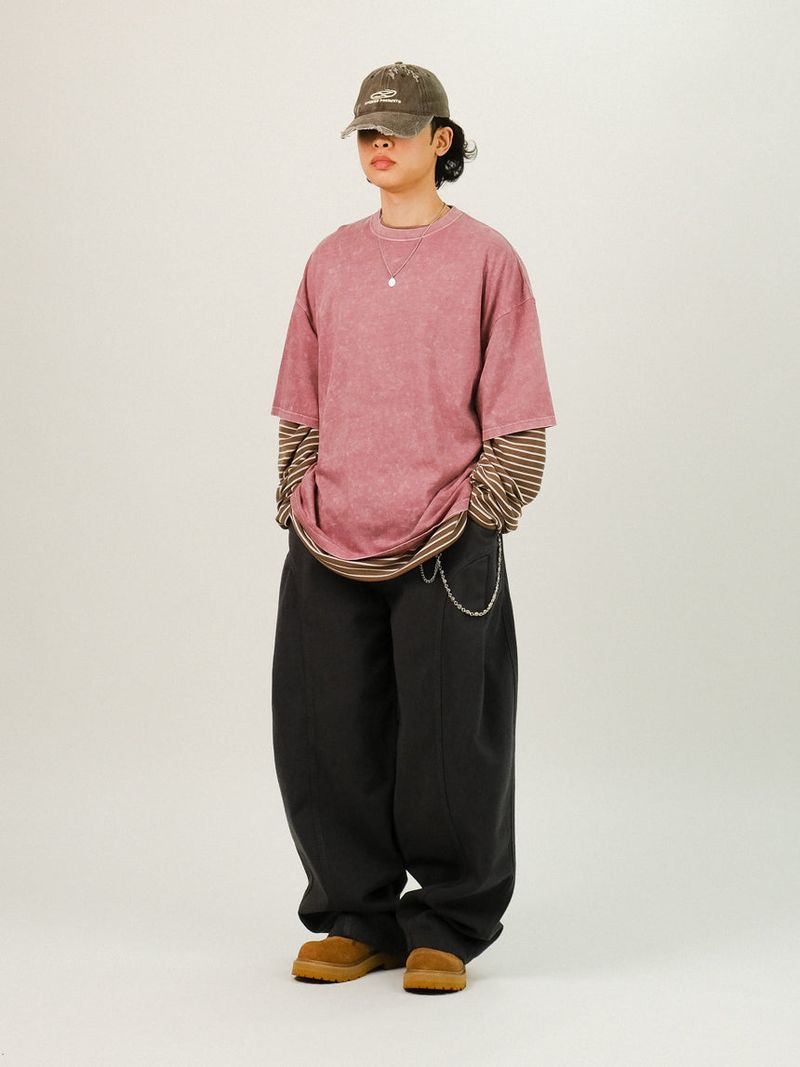 AN Cotton Rivet Balloon Pants