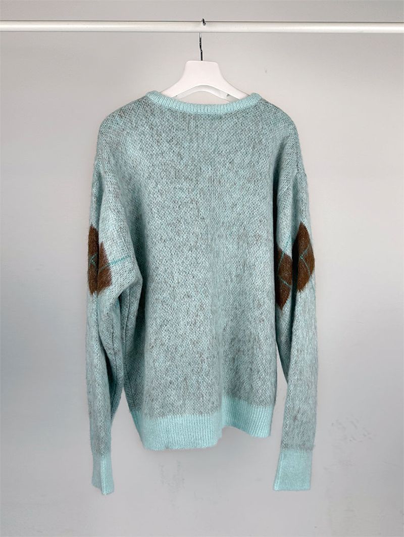 BRUSH ARGYLE KNIT (3C)