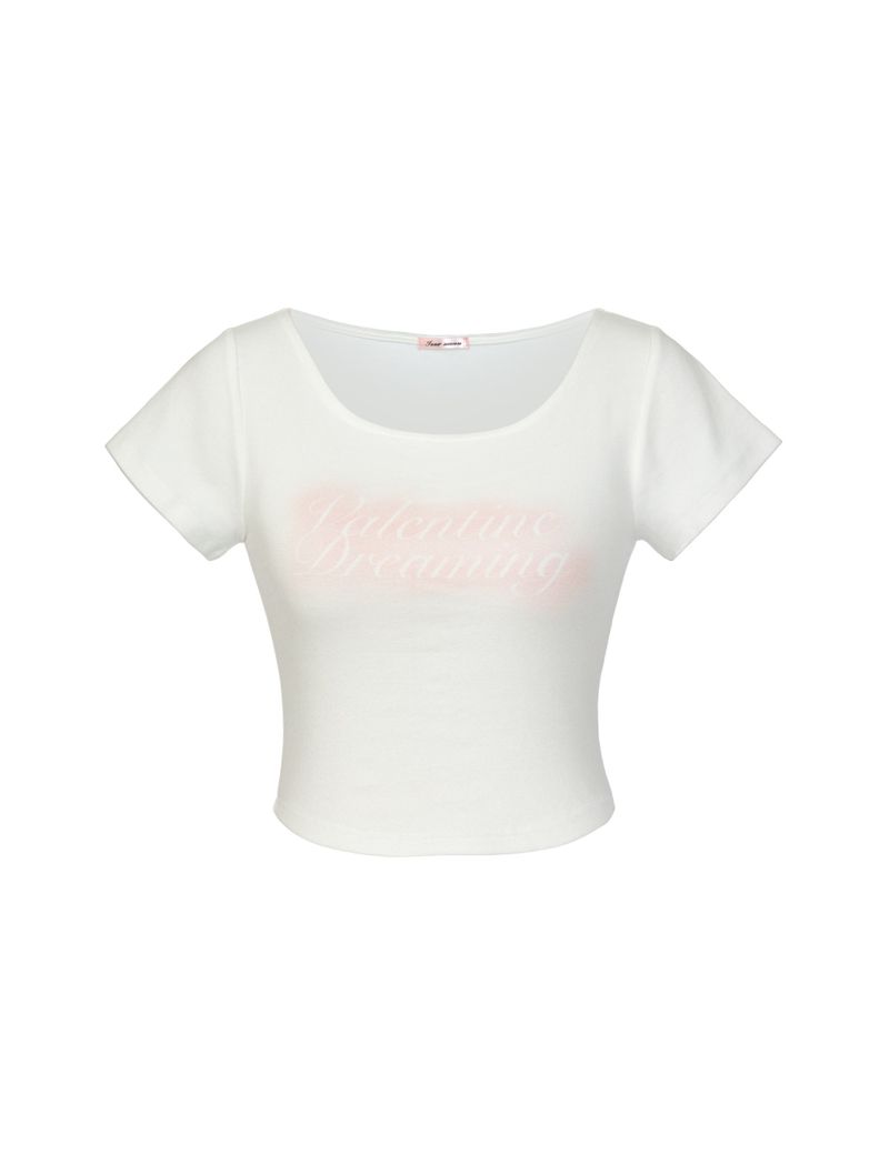 Innermuseum(インナーミュージアム)の「Valentine Dreaming T-shirt (WHITE)(Tops)」