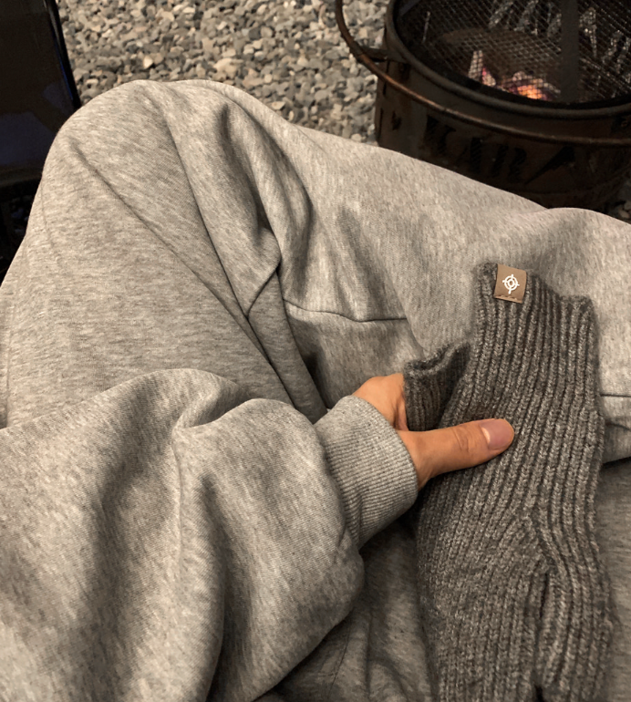 【Setup】 Aiden Winter Quilted Sweatshirt Padded Setup