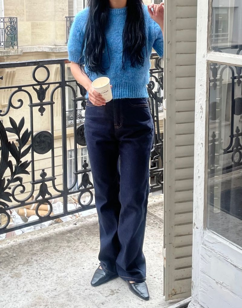 Chica bootcut denim pants 