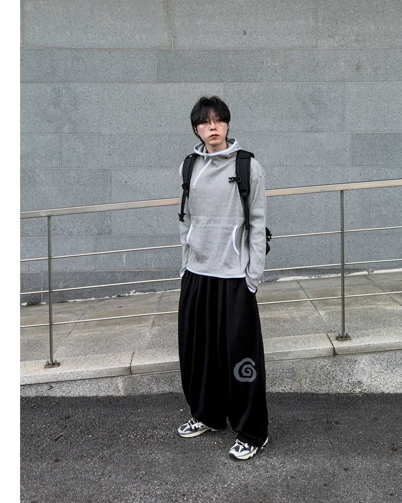 Nuve Art Graphic Wide Sweatpants