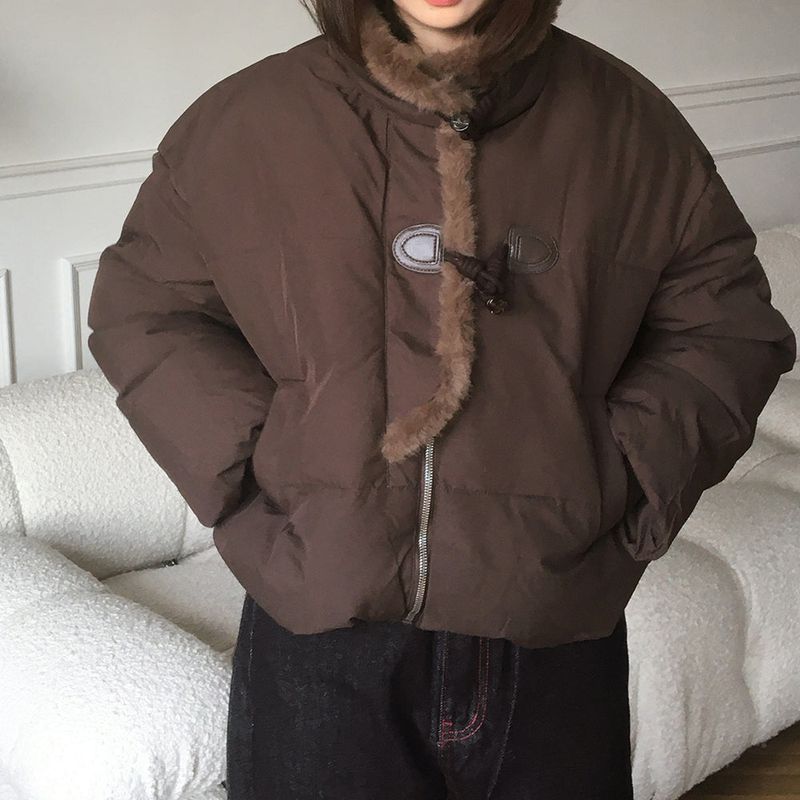Cocom fur Duffle Short Padded Jumper
