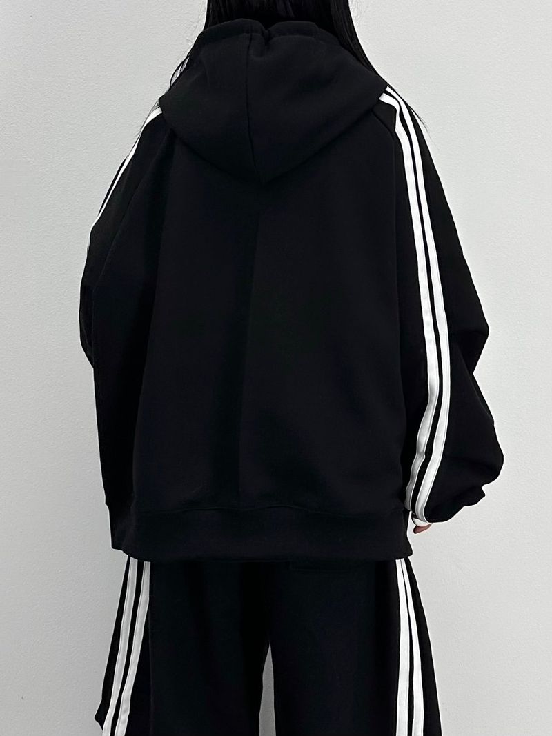 eight track hoodie zip-up 