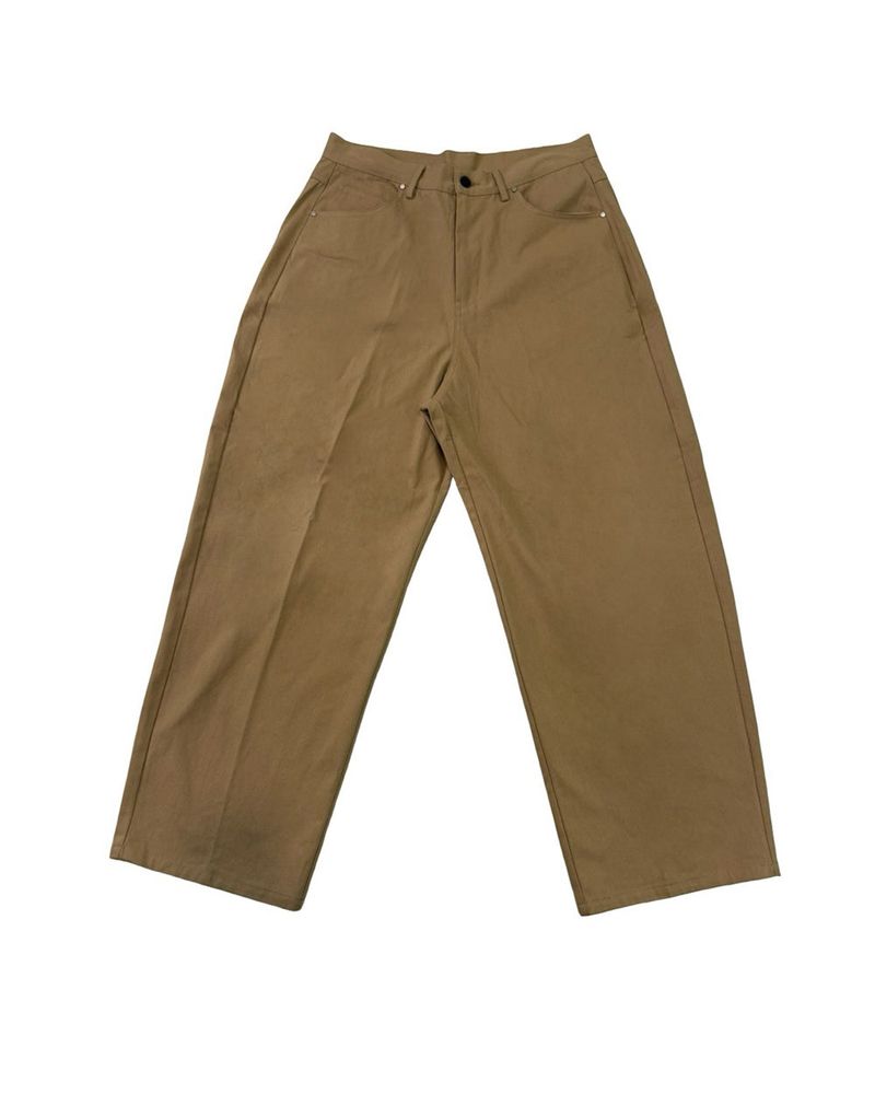 Bino Curved Wide Cotton Pants