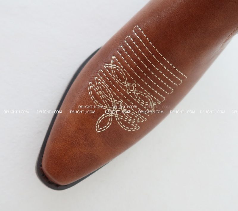 Western Ethnic Embroidered Long Boots