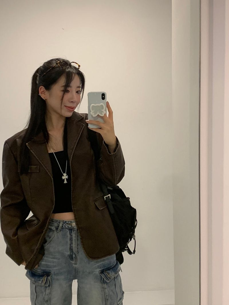 [MADE] LeToo Vintage Leather Jacket