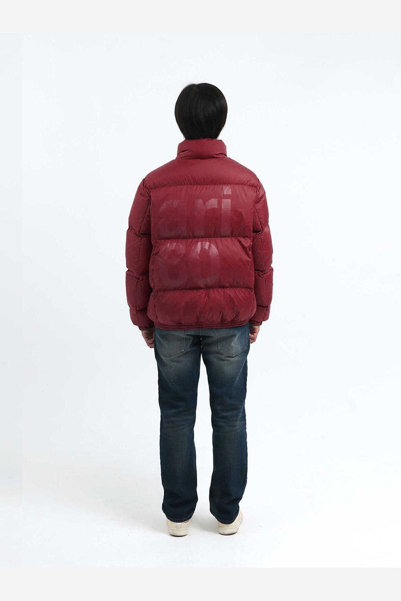 BASIC SAFARI DOWN JACKET (BURGUNDY)
