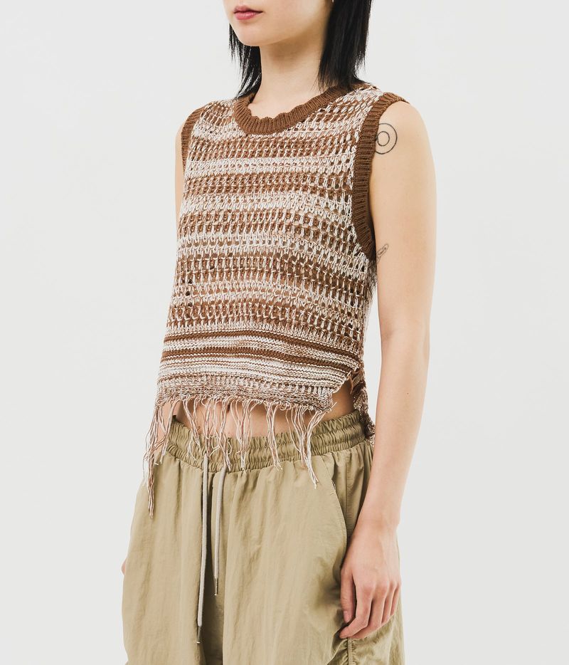 HIFIFNK（ハイファイファンク）の「(W) Pringe Mix Knit (3color)（Tops）」