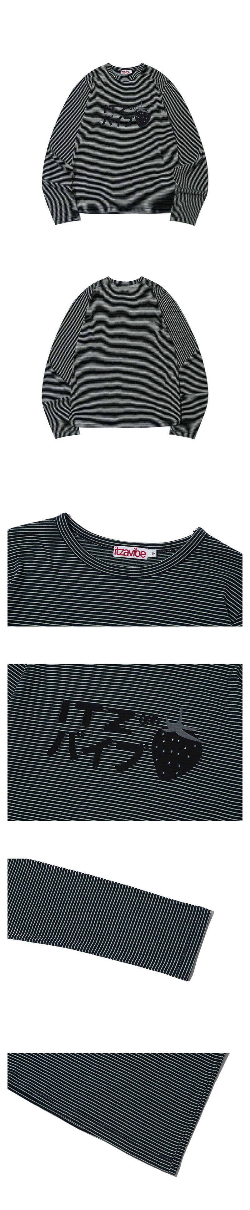 STRAWBERRY LOGO LONG SLIM SLEEVE