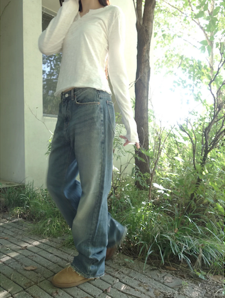 cube denim pants