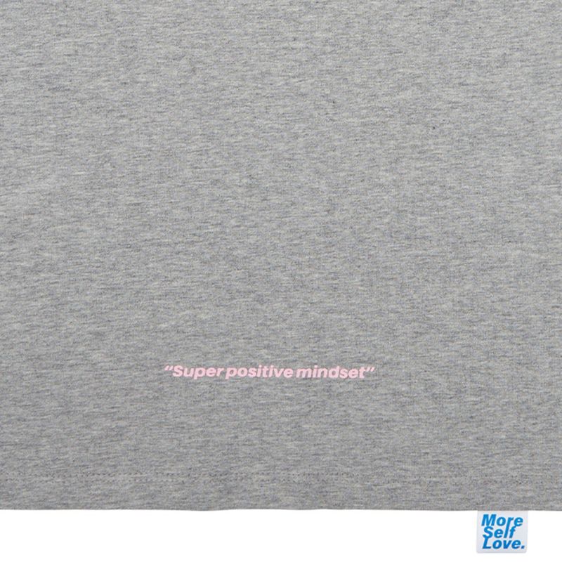 ザットガールバイブTシャツ_メランジグレー