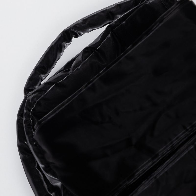 Knotted Micro Padding Bag (Glossy-Black)
