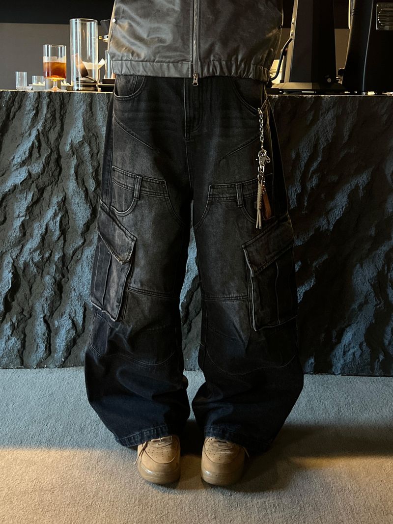 ESOO（イス）の「Smoky Washed Cargo Denim（Pants）」