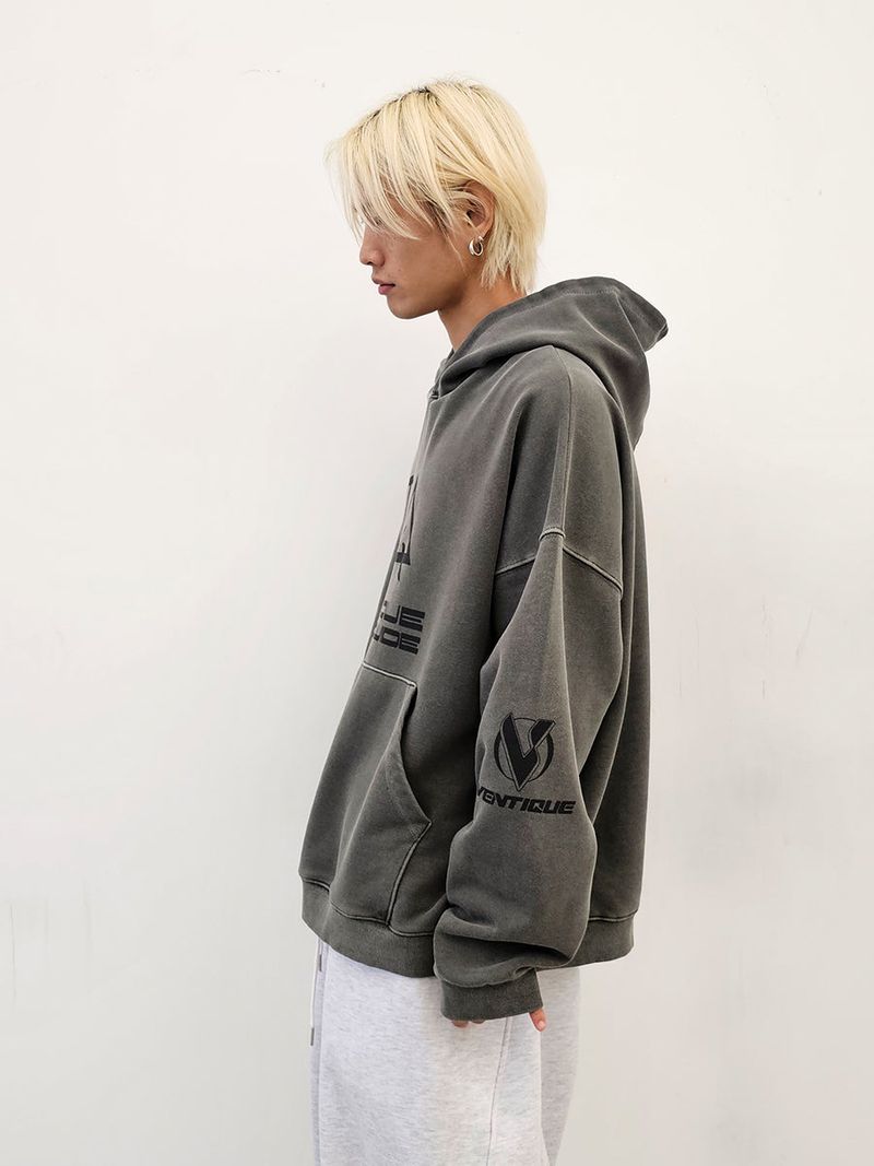 VENTIQUE Graphic Logo hoodie 2colors