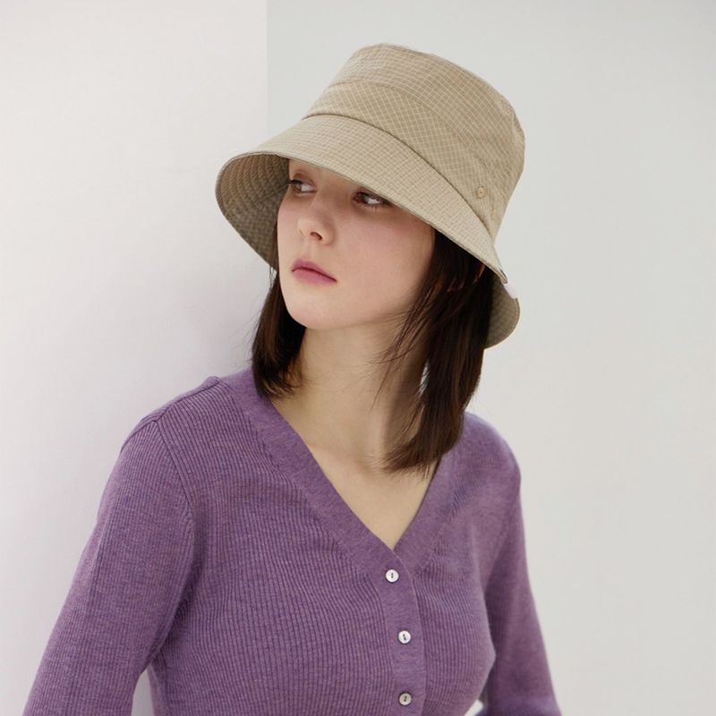 VZ Label Ripstop Bucket Hat / Beige