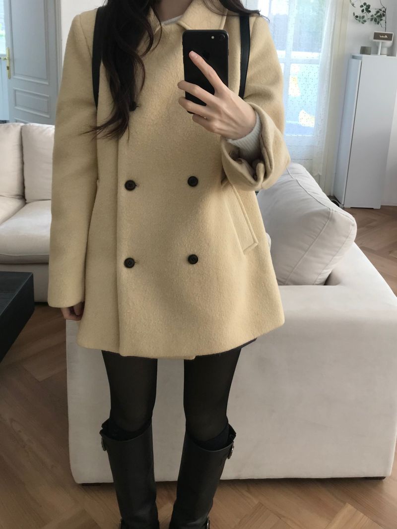 Innerf Wool Half Coat (3 colors)