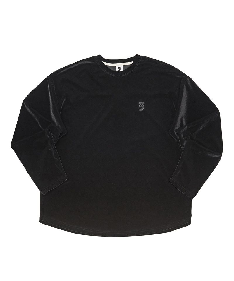 A NOTHING(アナッシング)の「ドロップショルダーベルベットTシャツ(トップス)」
