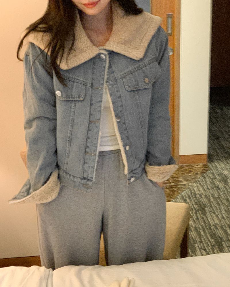 Paddy Big Collar Denim Jacket