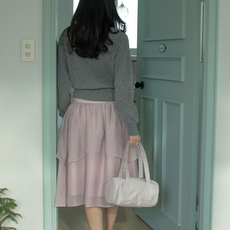 mini duffle bag_lilac