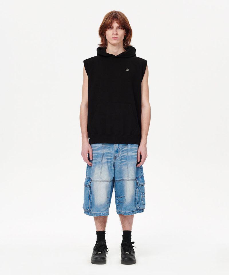 BERMUDA CARGO DENIM SHORT
