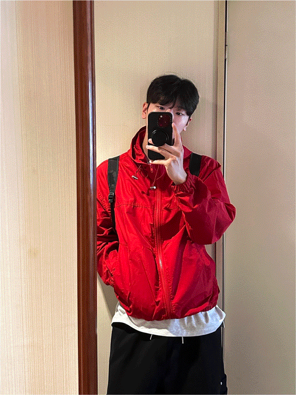 WHAT A LOOK（ワット ア ルック）の「Aka string windbreaker（Jackets/Outerwear）」
