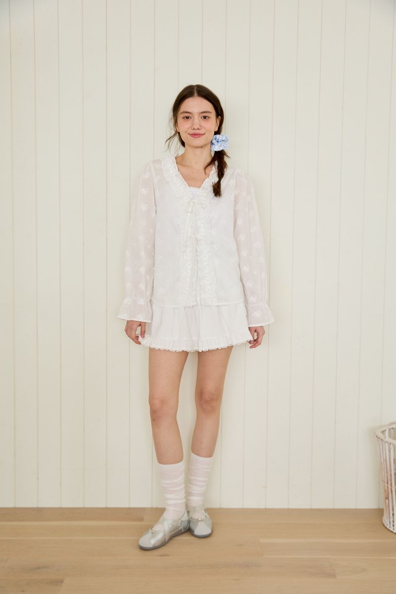 WIGGLY LACE SKIRT