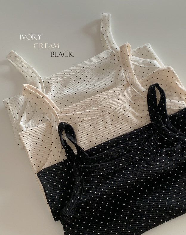 SHOPPERLAND（ショッパーランド）の「Dot Square Layered Sleeveless (3color)（Tops）」