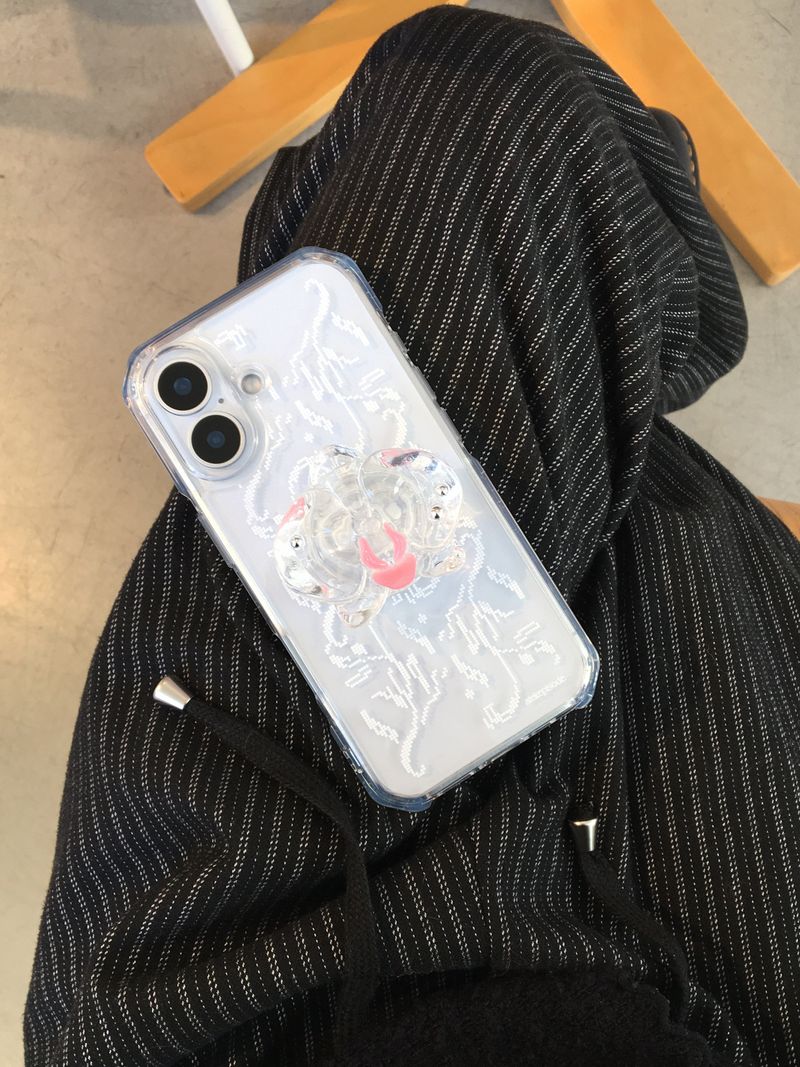 Flower Mosaic Jelly Hard Case