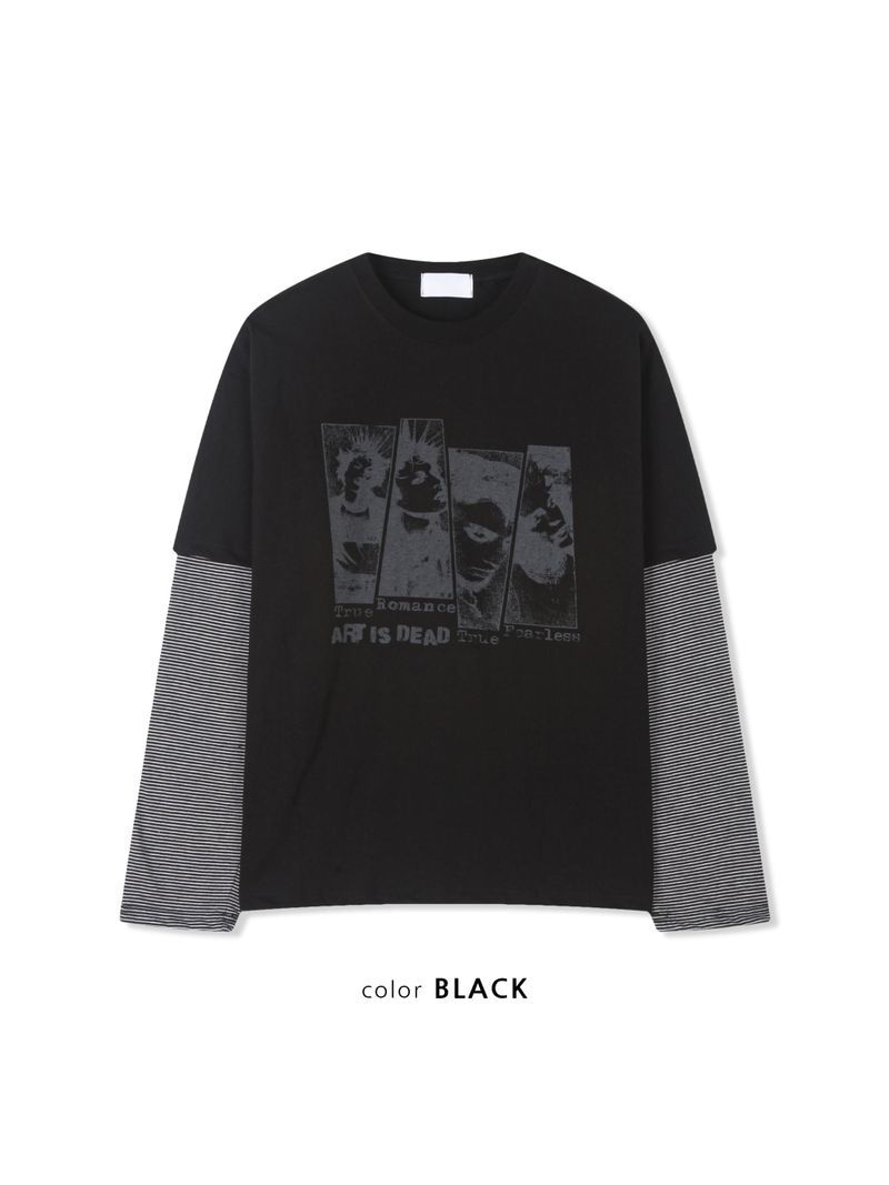 Grunge Rock Layered Longsleeve