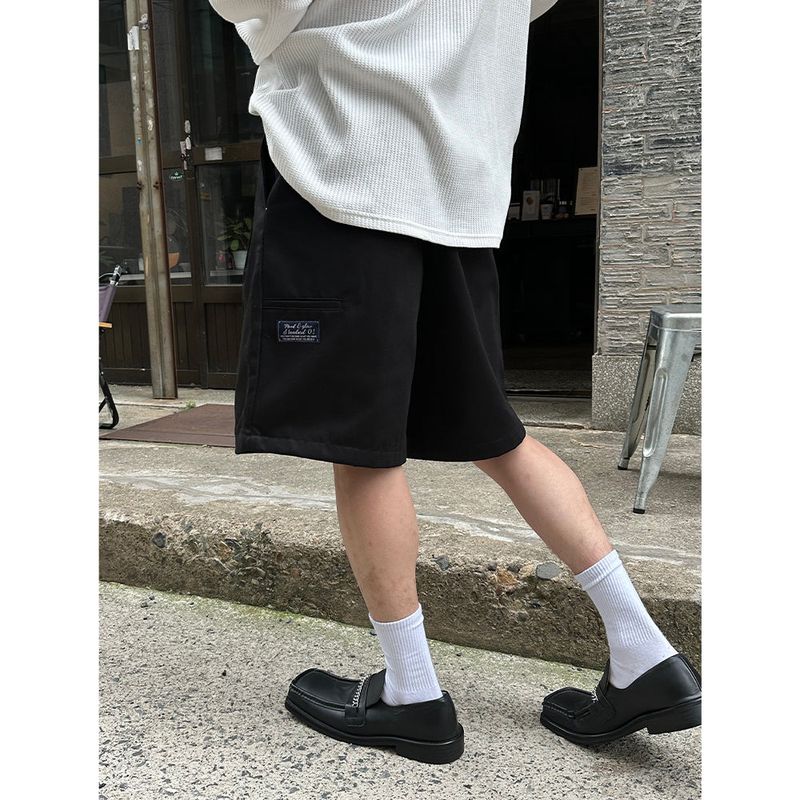 [S/S] Label bermuda cotton pants(4color)