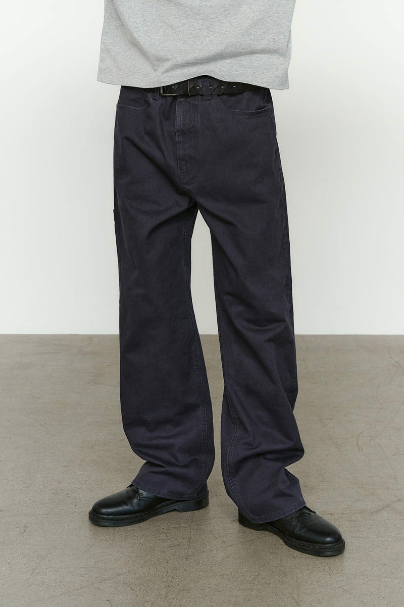 ローライズ フィット カチオン レギュラー パンツ(Washed Navy)