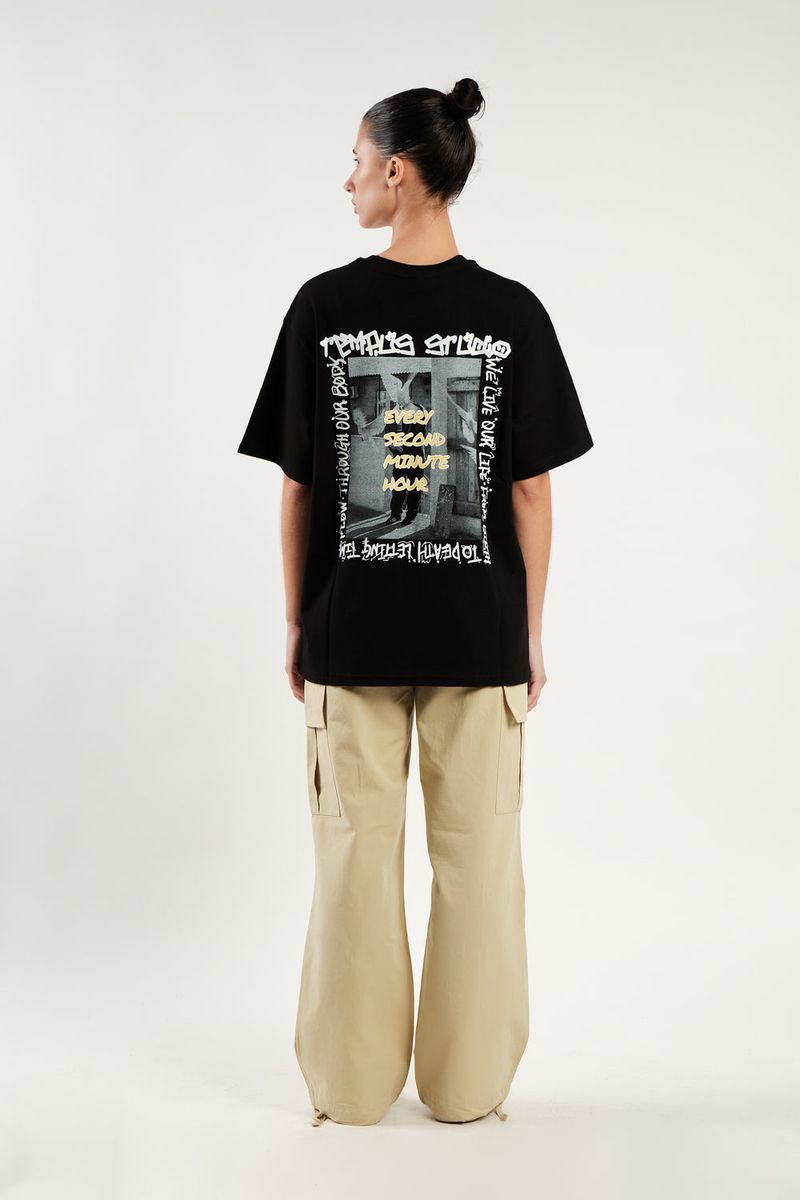 BIRD MAN GRAPHIC T-SHIRT [BLACK]