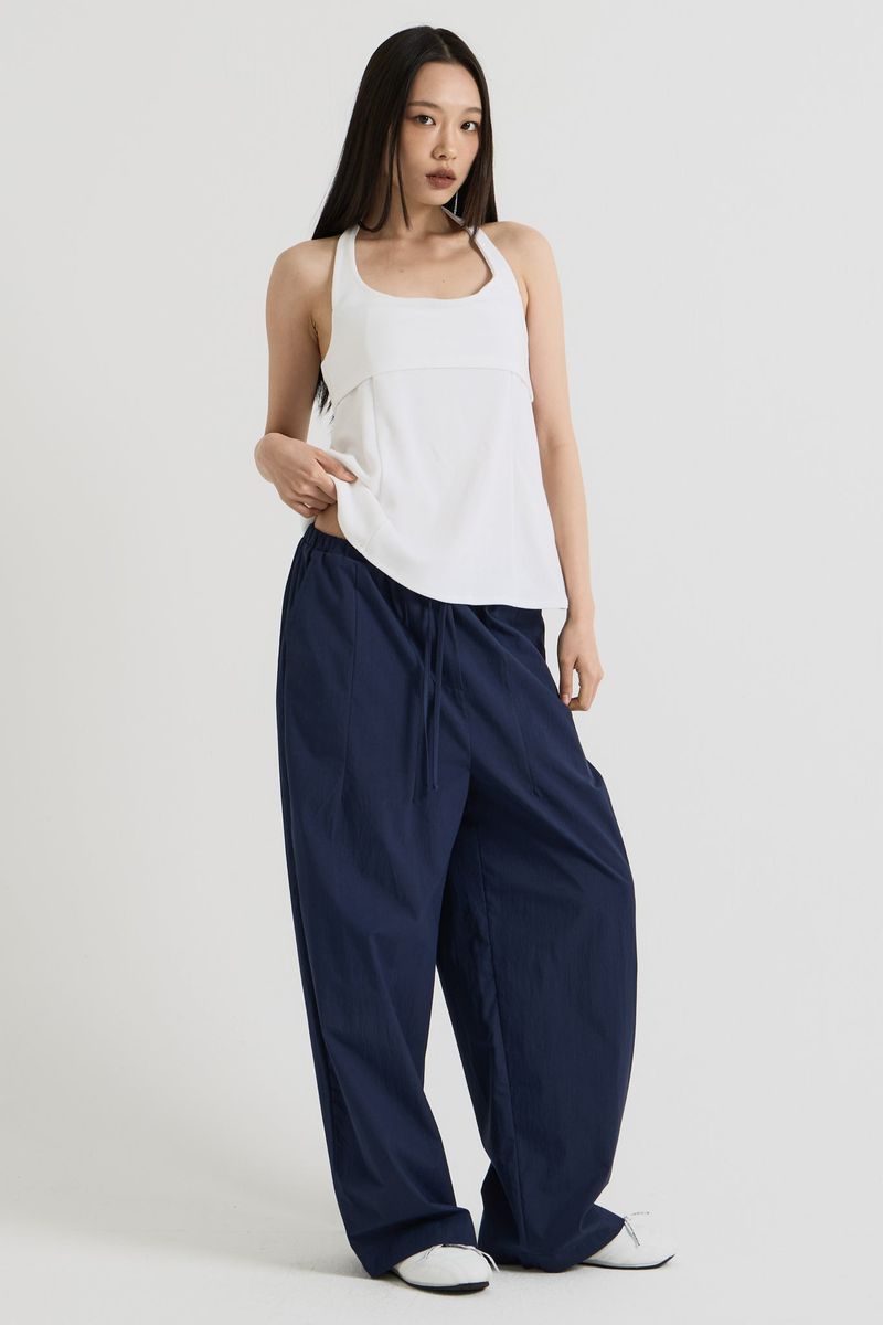 Halterneck sleeveless, White