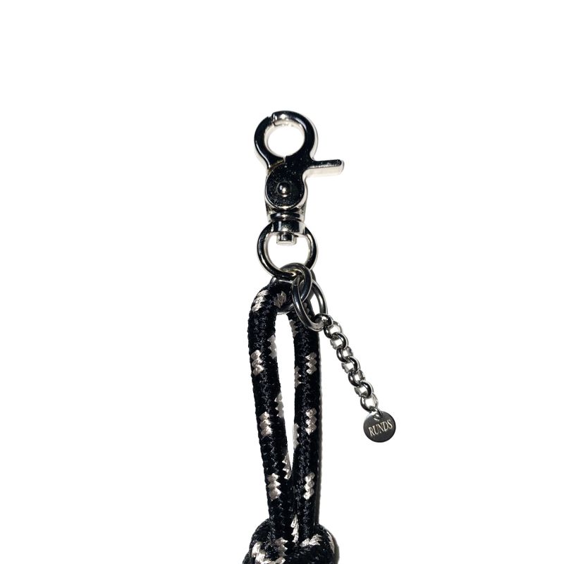 rope keyring (black)