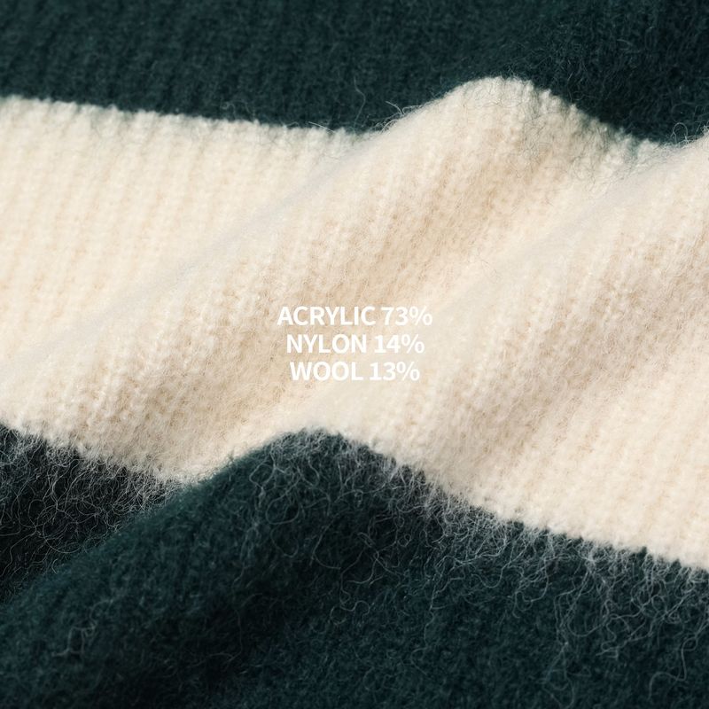 cander loosefit strip knit