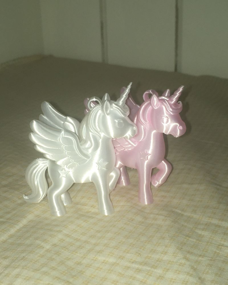 Holson Silky Unicorn Keyring