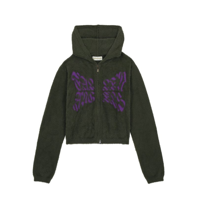 ABBA HOODIE JACKET_MOSS