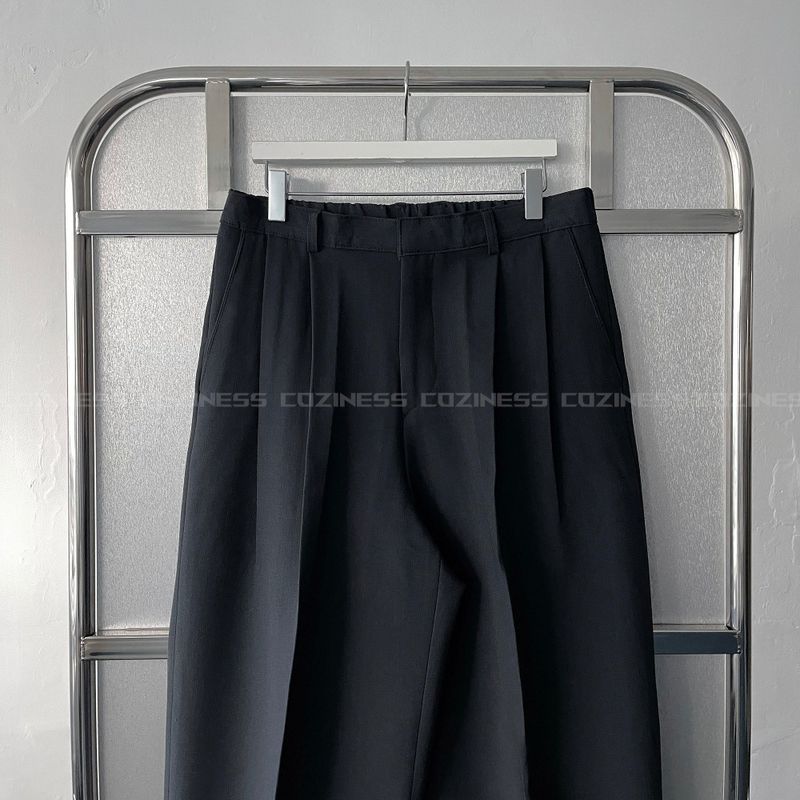 CR Camille Two-Tuck Wide Pants (2 colors)