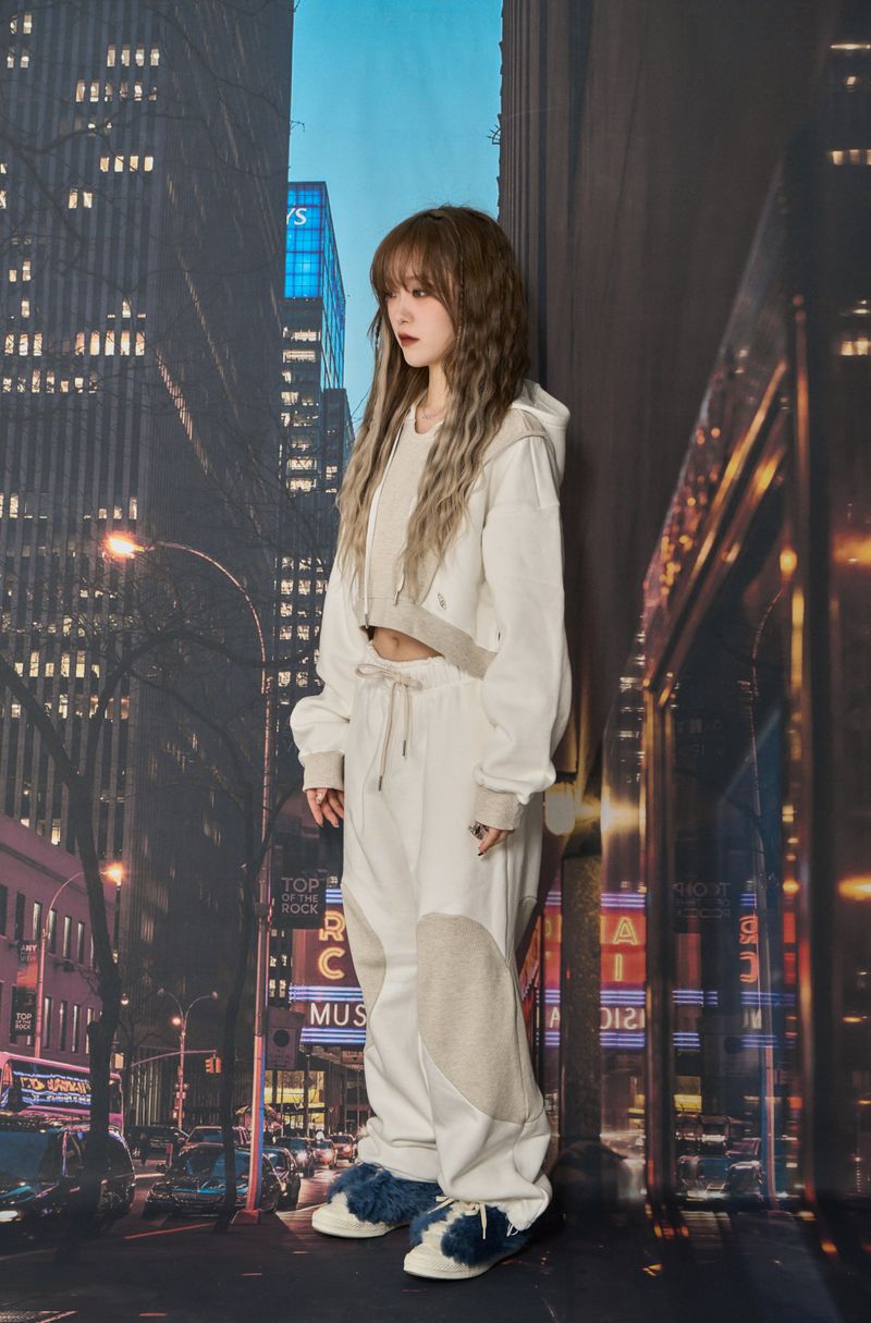 HEART JOGGER PT (IVORY)