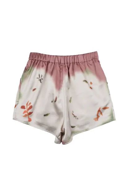 Leaf Satin Short Pants 