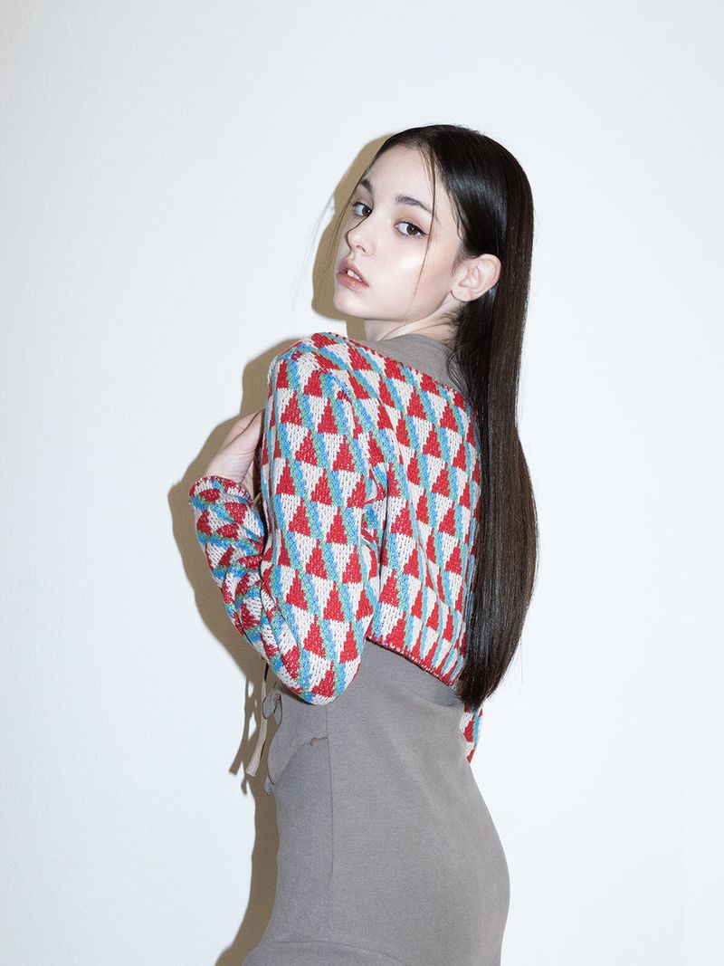 Squid Knit Bolero (RED)