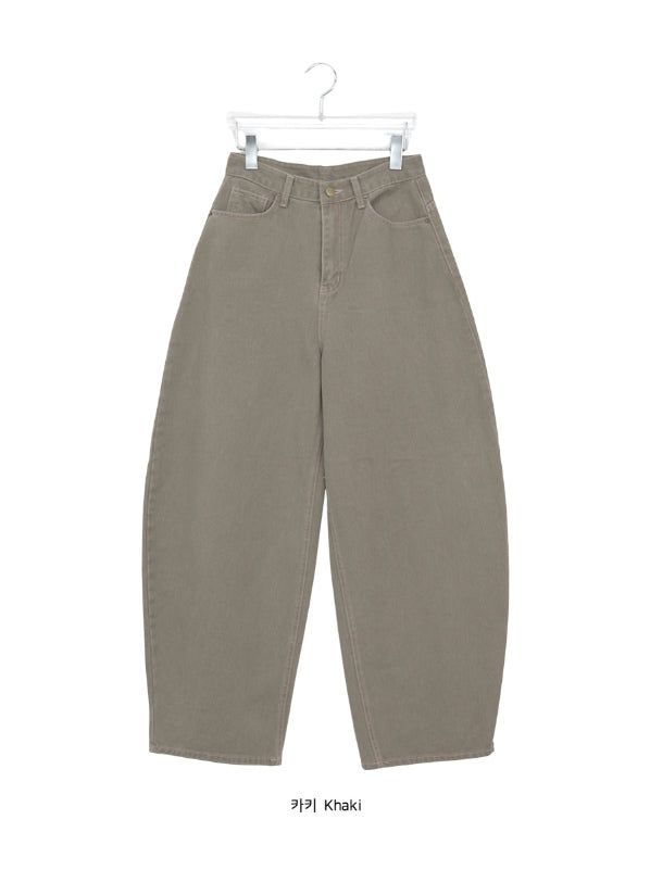 Gamma Stitch Point Balloon Wide Pants
