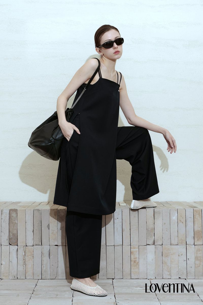 EASY-BANDING SLACKS_NAVY